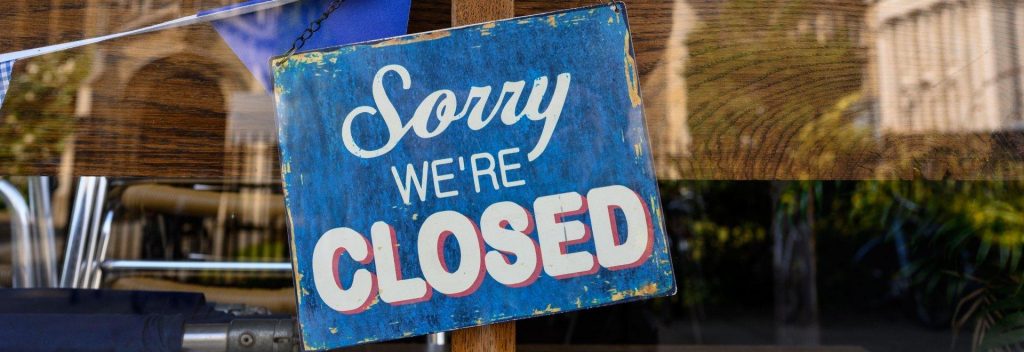 coffee shop closures