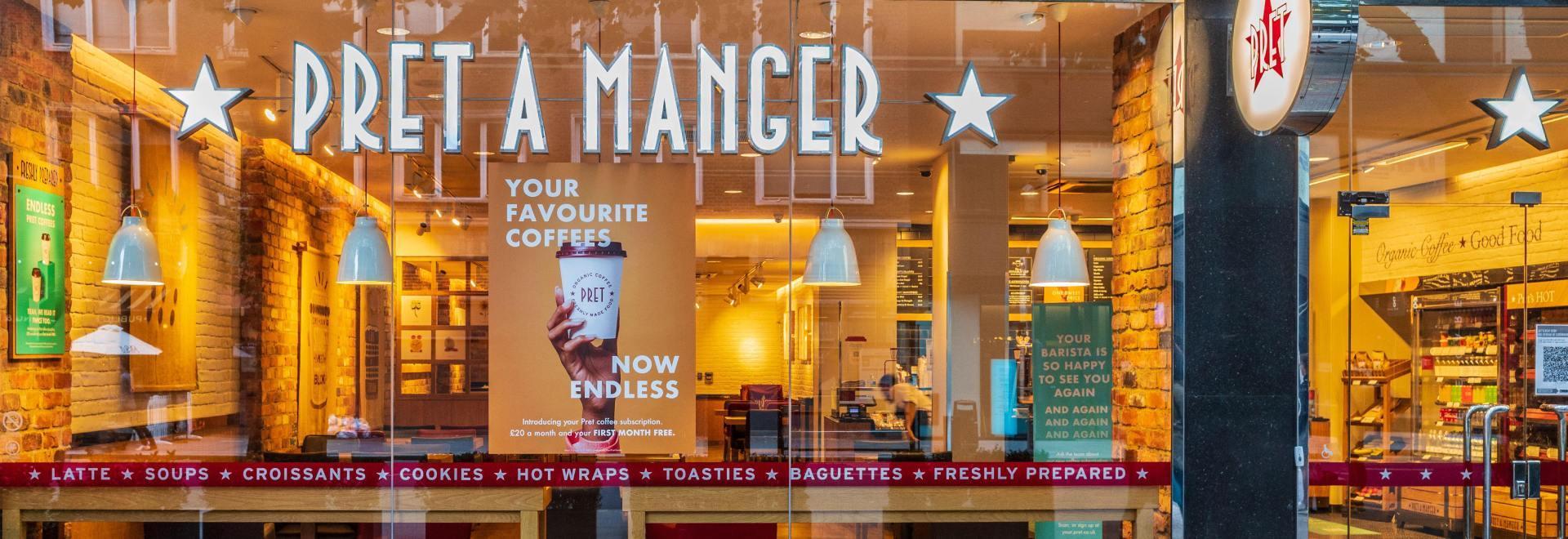 pret a manger uses automation