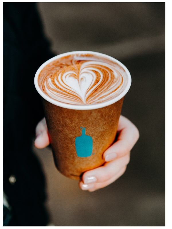 blue bottle coffee cup