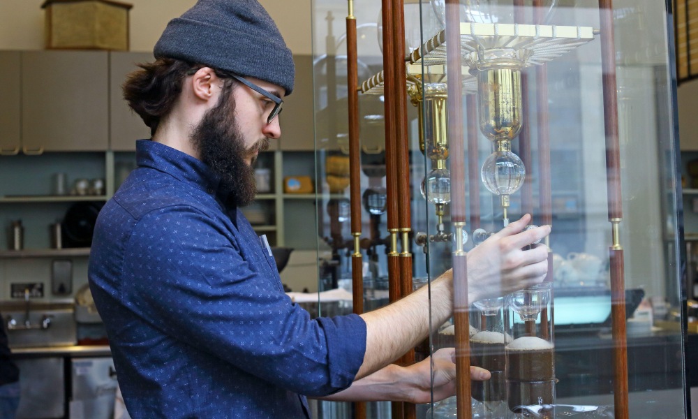 blue bottle syphon bar san francisco