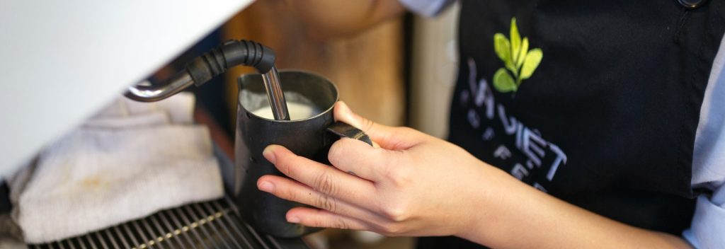 milk frothing for coffee